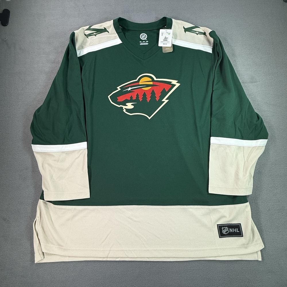 NEW Minnesota Wild #97 Karill Kaprizov Jersey Pullover Men's Medium NHL Hockey M